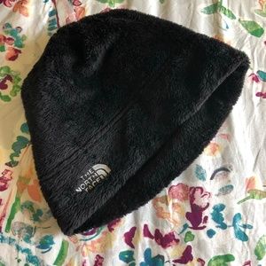 Like New North Face Fuzzy Winter Beanie